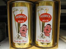 Hedrick's beer cans at Albany Institute